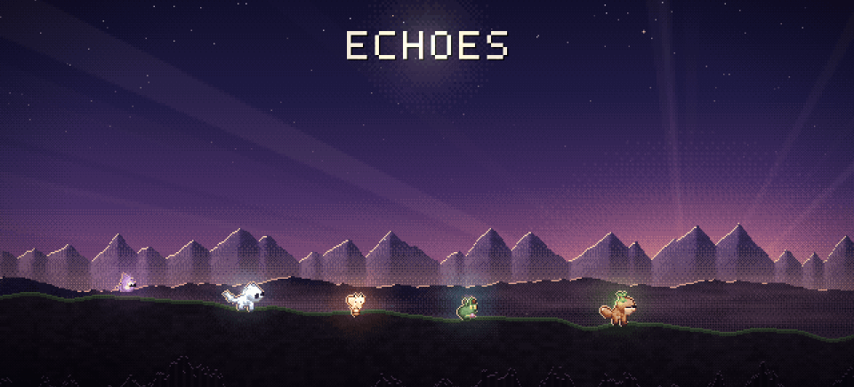 The first Echoes wake, from the opening cinematic